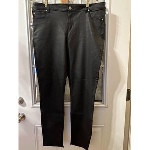 Simply Vera Faux Leather Jeans